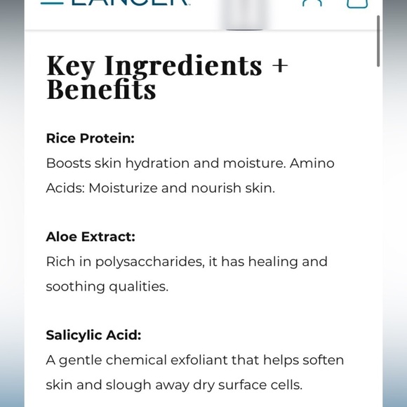 EXTRA LG LANCER THE METHOD CLEANSER NORMAL TO COMBO SKIN 100% AUTHENTIC 4.5FL OZ - Picture 7 of 13